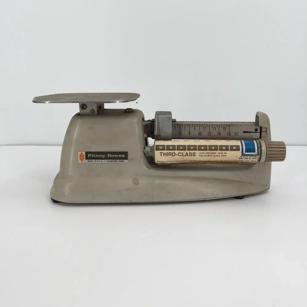 Vintage Pitney Bowes Postage Scale 16 OZ